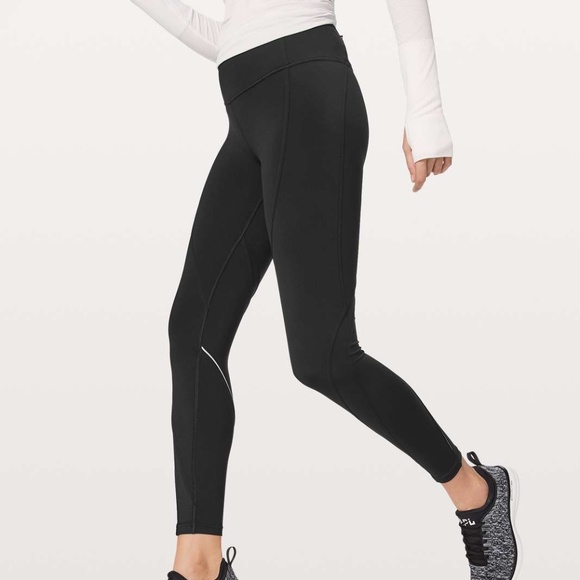 NEW LULULEMON Chasing Miles Tight MR 25" Leggings Nulux Fast Free Size 4 NWOT - Picture 1 of 14